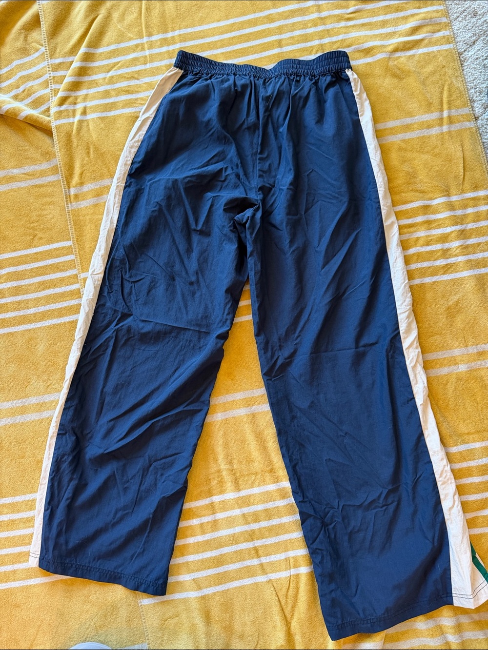 Scuffers Navy Track Pants with Side Stripes - Picture 4 of 4